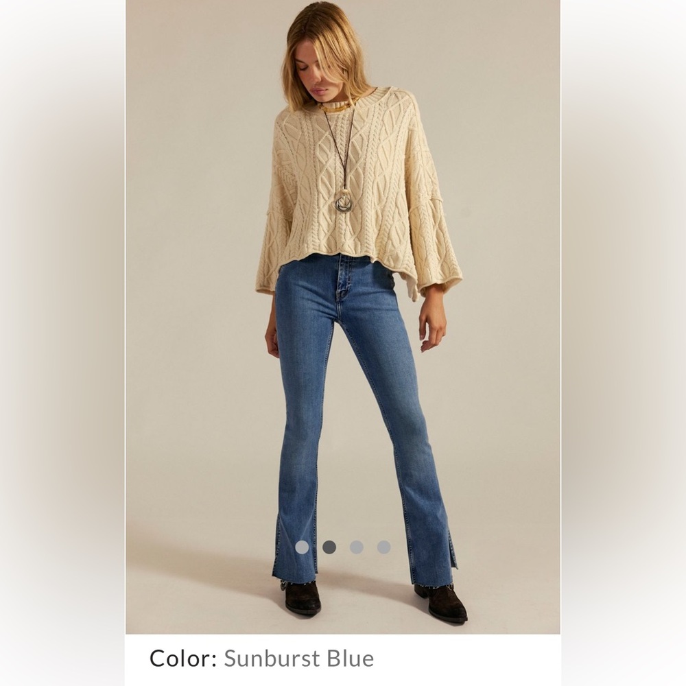WE THE FREE LEVEL UPSLIT BOOTCUT size 31 NWT